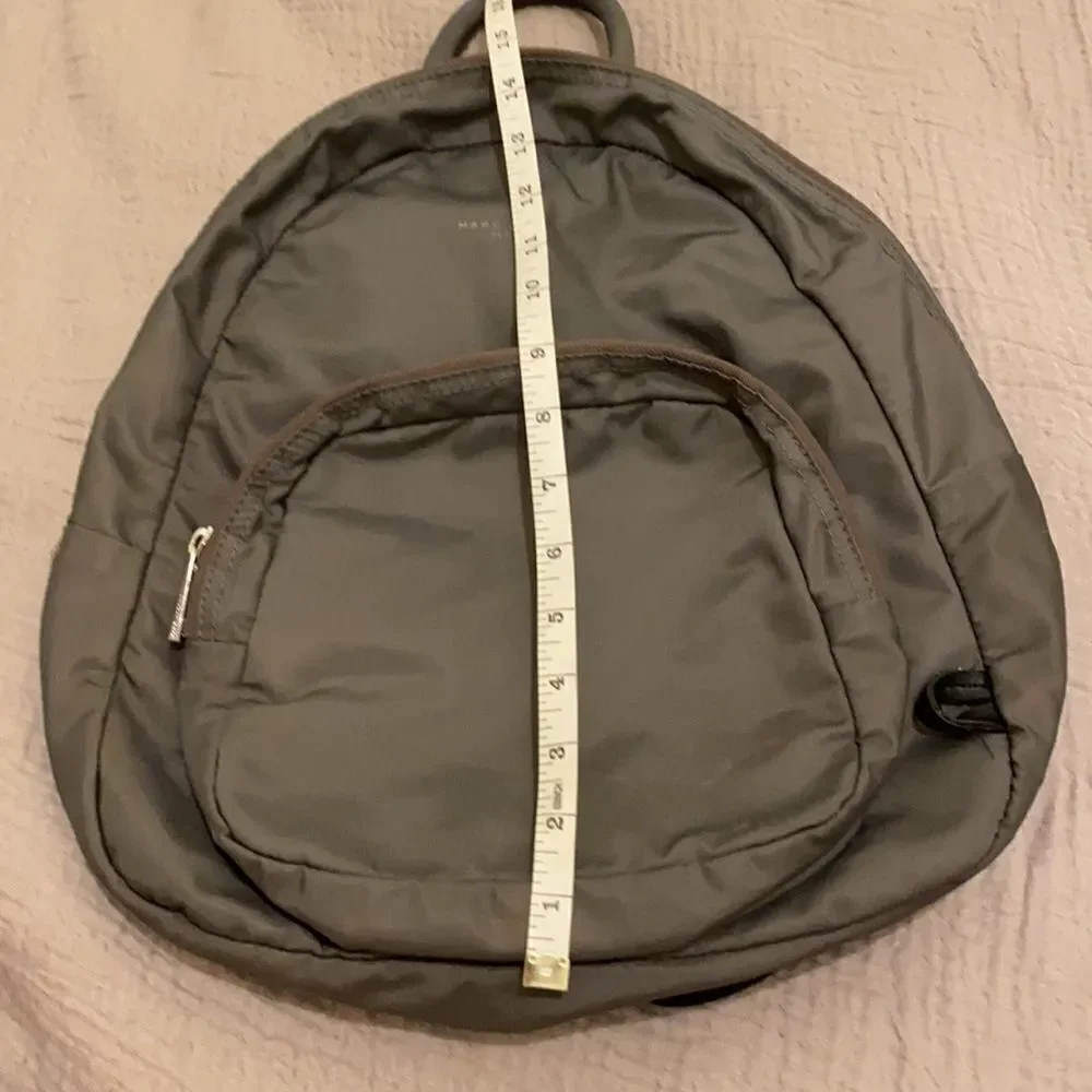 Marc Jacobs nylon gray backpack.